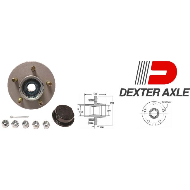 TIEDOWN 1-3/8 in. x 1-1/16 in. Bearing, 5 on 4.5 in. Stud GalvXL