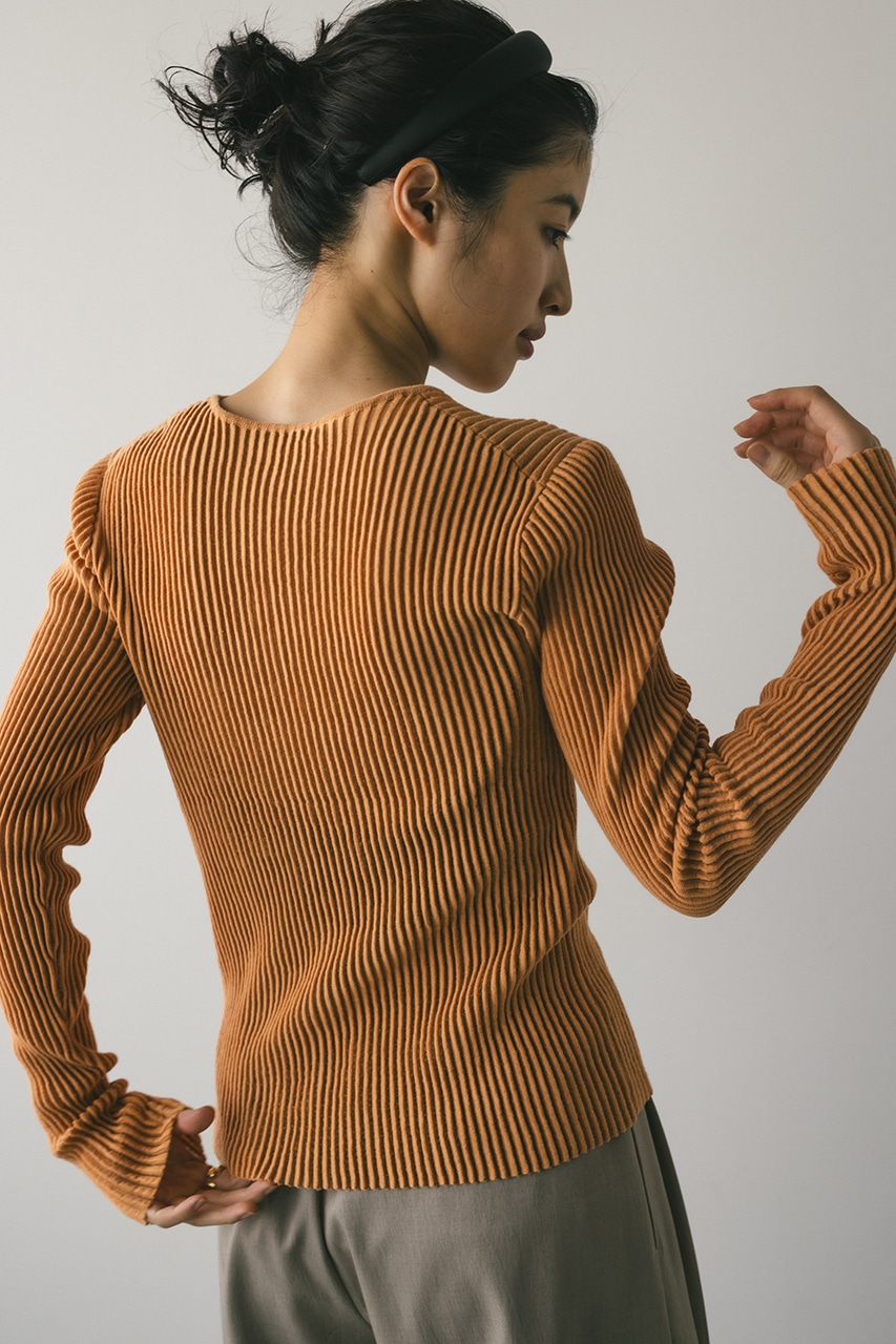 STYLEMIXER | シアーコードニットトップ (ニット ) |SHEL'TTER WEBSTORE