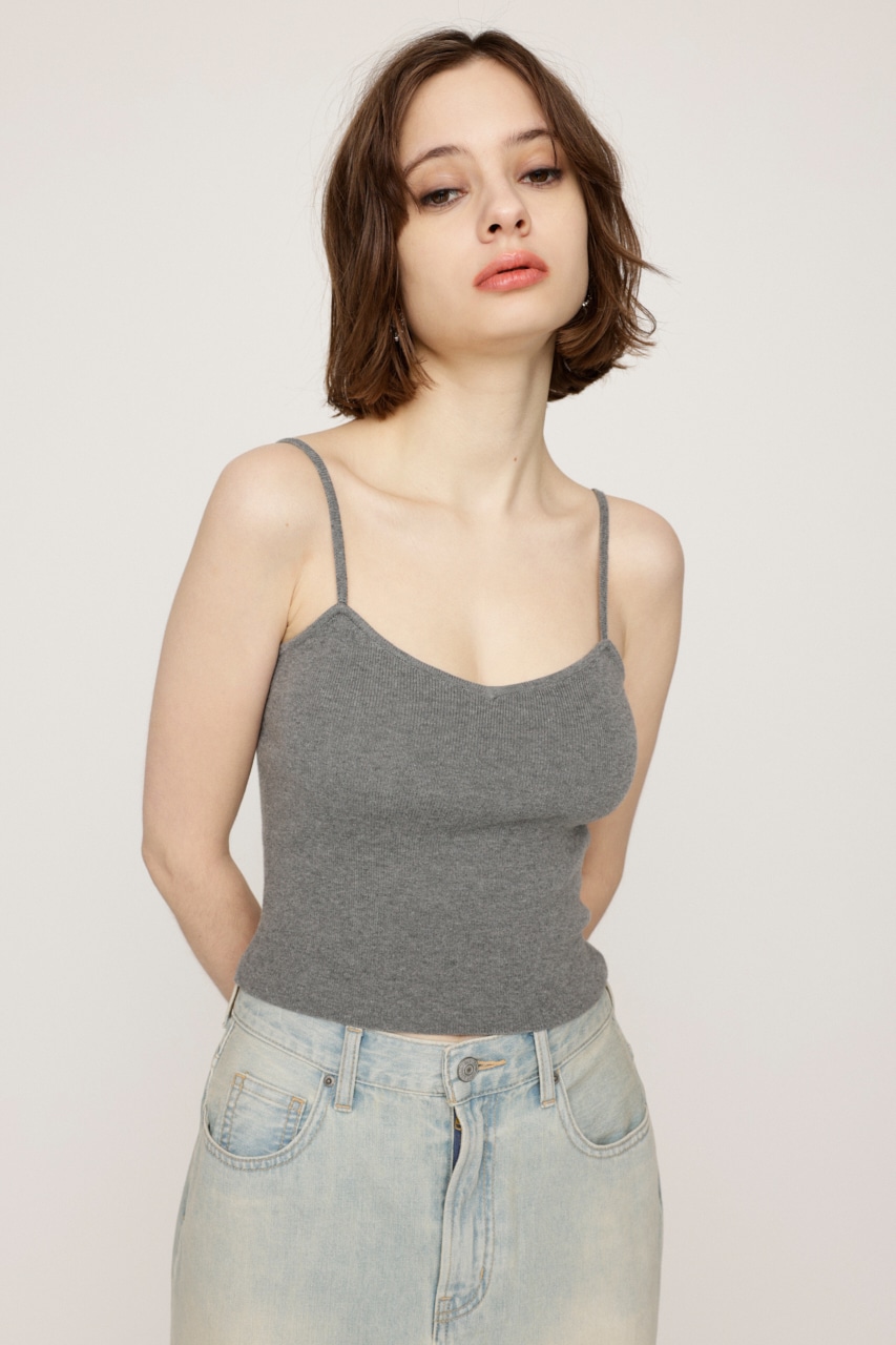 SLY | 【LIMITED ITEM】MANYWAY RIBBON KNIT トップス (ニット ) |SHEL