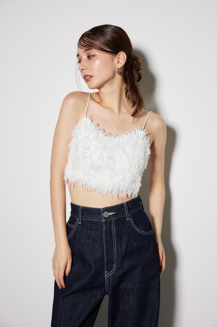 rienda | フェイクフェザービスチェ (キャミソール ) |SHEL'TTER WEBSTORE