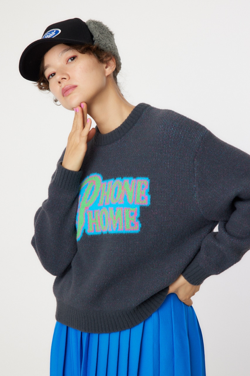 RODEO CROWNS WIDE BOWL | タイポグラフィニットトップス (ニット