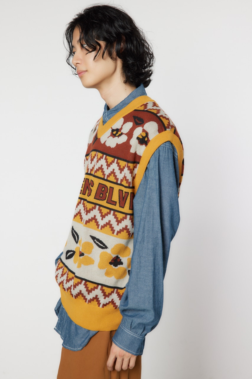 RODEO CROWNS WIDE BOWL | JQDニットベスト (ニット ) |SHEL'TTER WEBSTORE