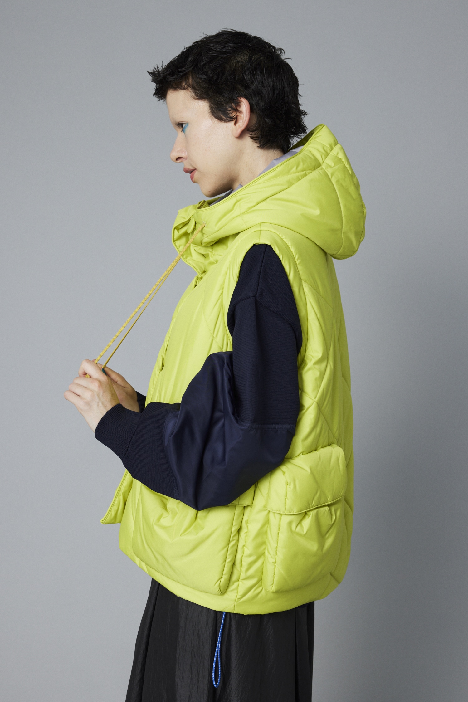 HeRIN.CYE | Solid body pocket vest (ベスト ) |SHEL'TTER WEBSTORE