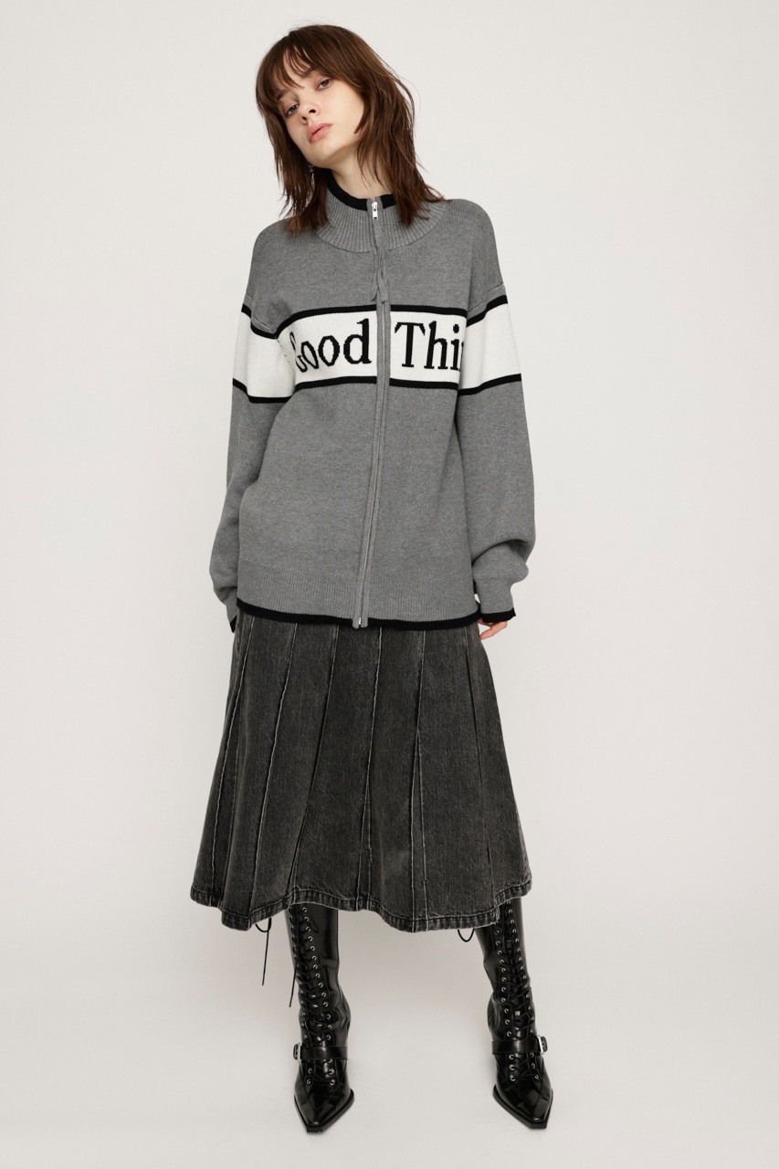 SLY | LINE LOGO ZIP カーディガン (カーディガン ) |SHEL'TTER WEBSTORE