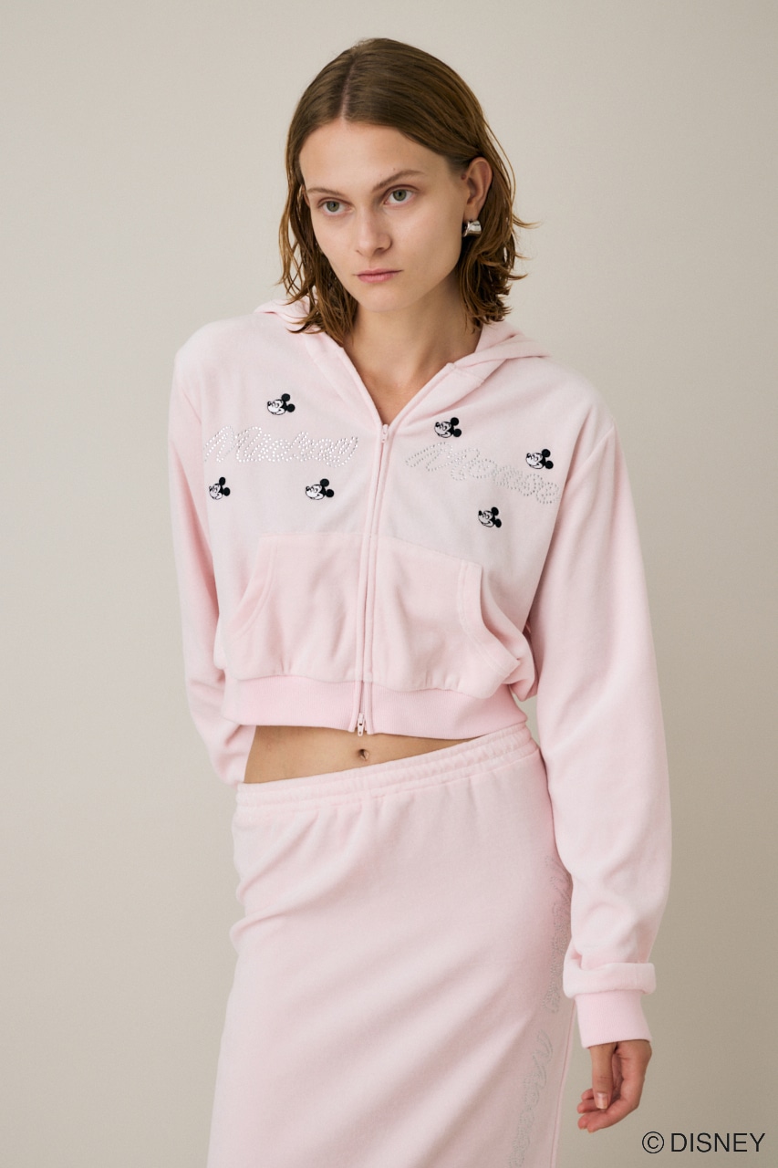 Disney SERIES CREATED by MUS | MD VELOUR ジップアップフーディ