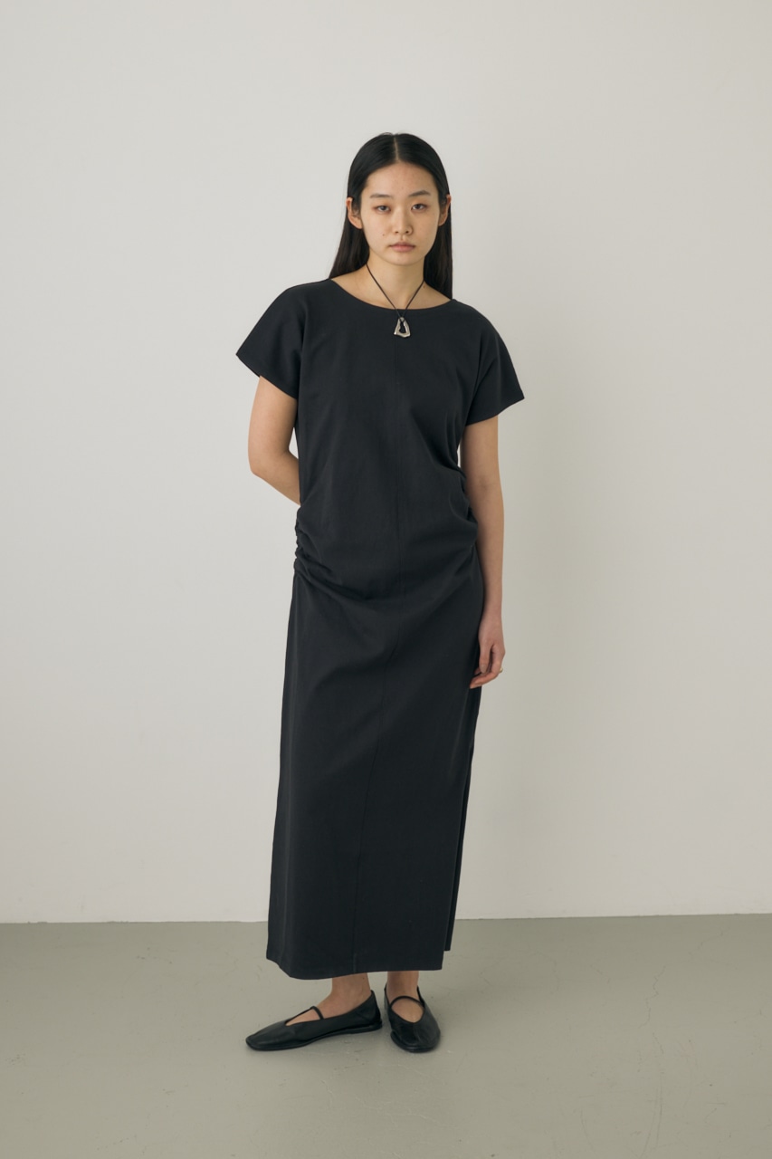 M_ | カットソーワンピース オーガニックコットン使用 (ワンピース