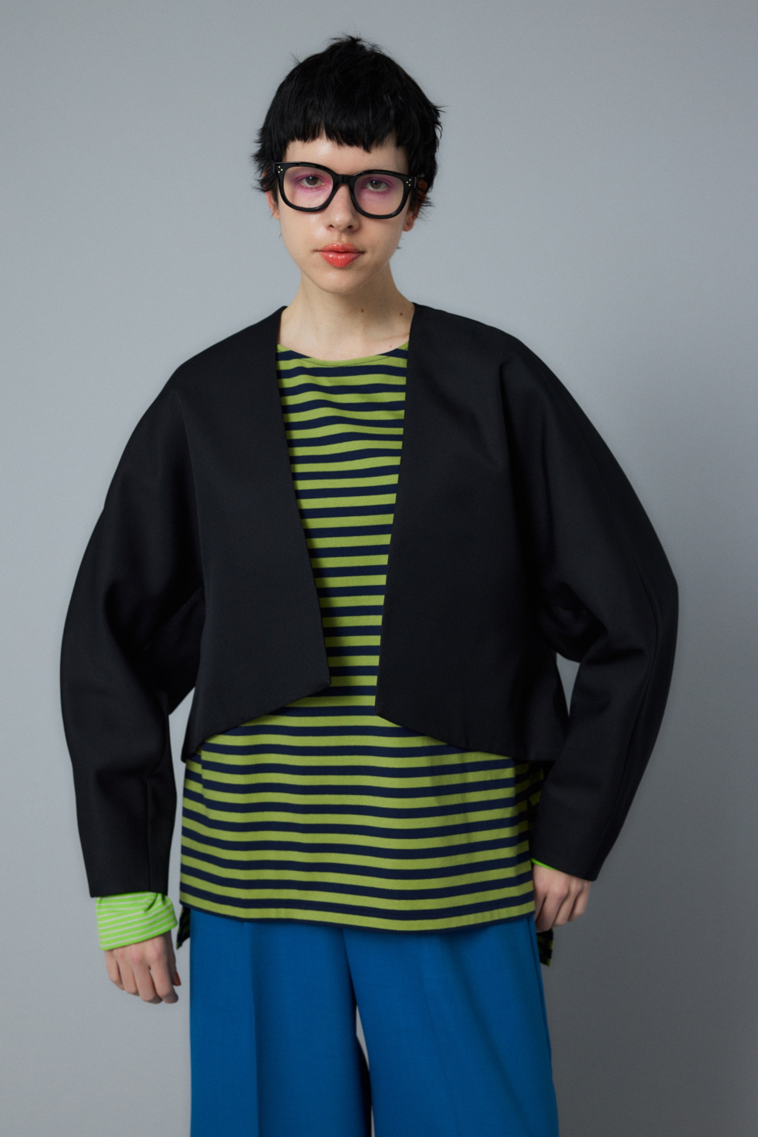 HeRIN.CYE | No collar jacket (ジャケット ) |SHEL'TTER WEBSTORE