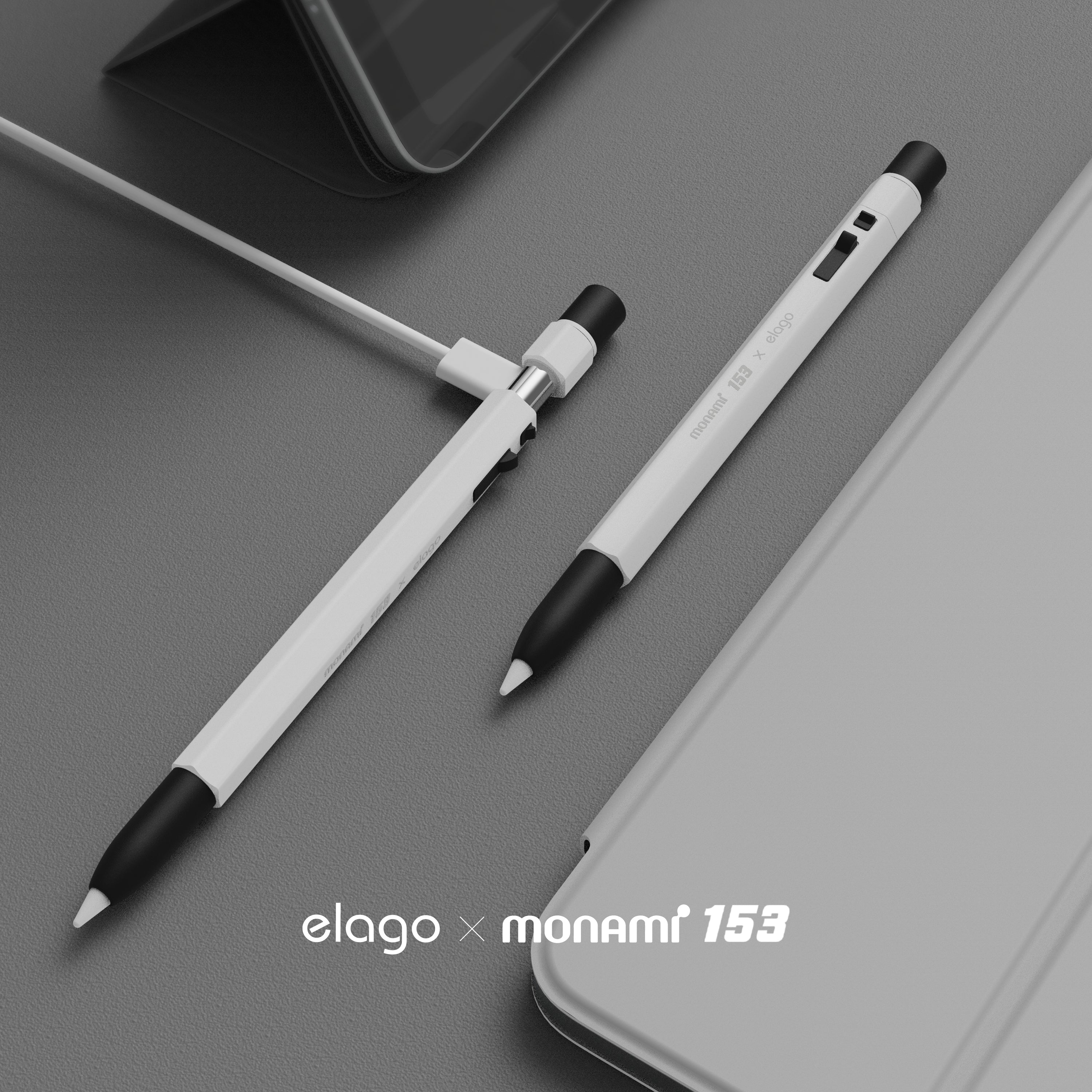 elago x MONAMI Case for Apple Pencil USB-C [White] - elago