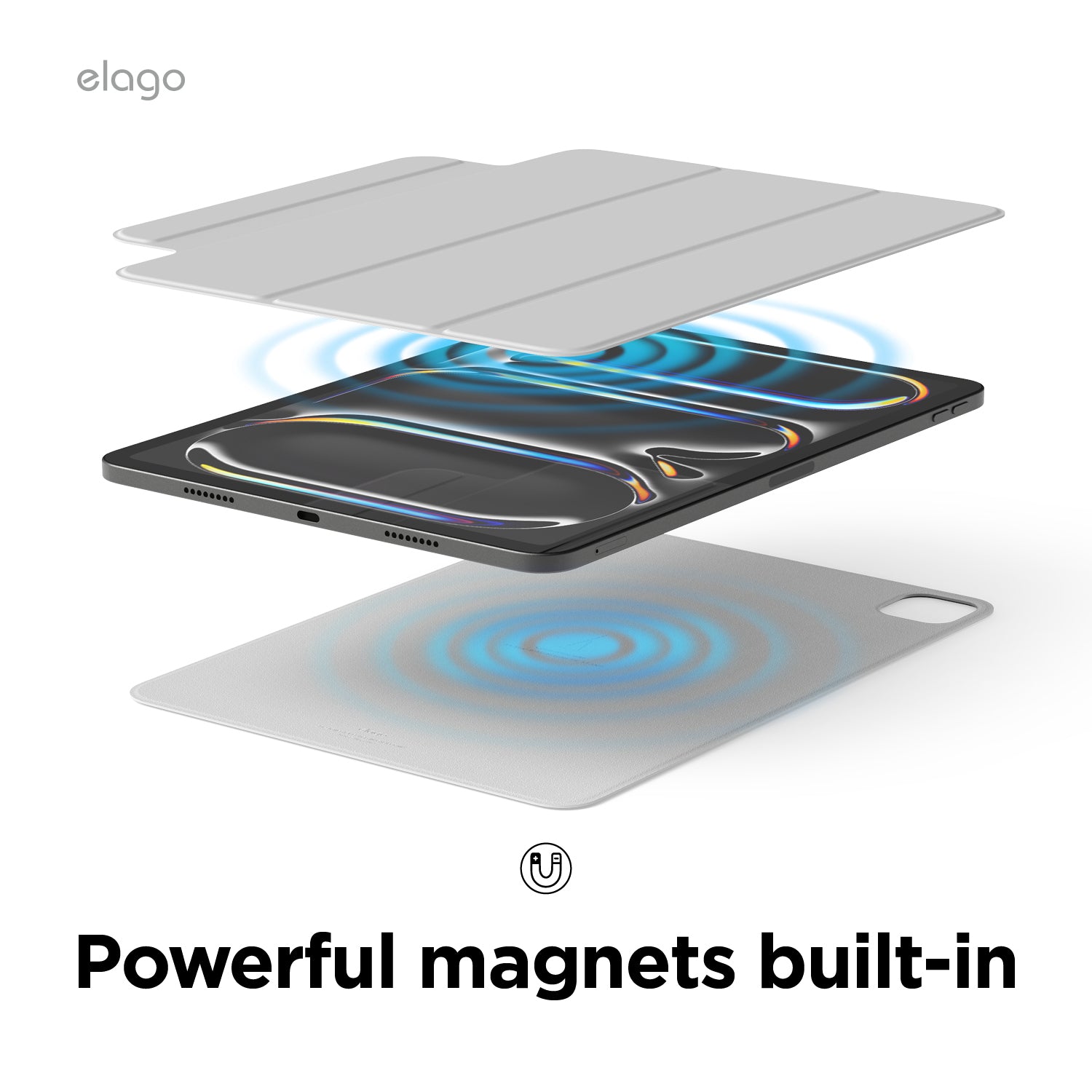 Magnetic Folio Case for iPad Pro 11 inch M4 [4 Colors] | elago.com