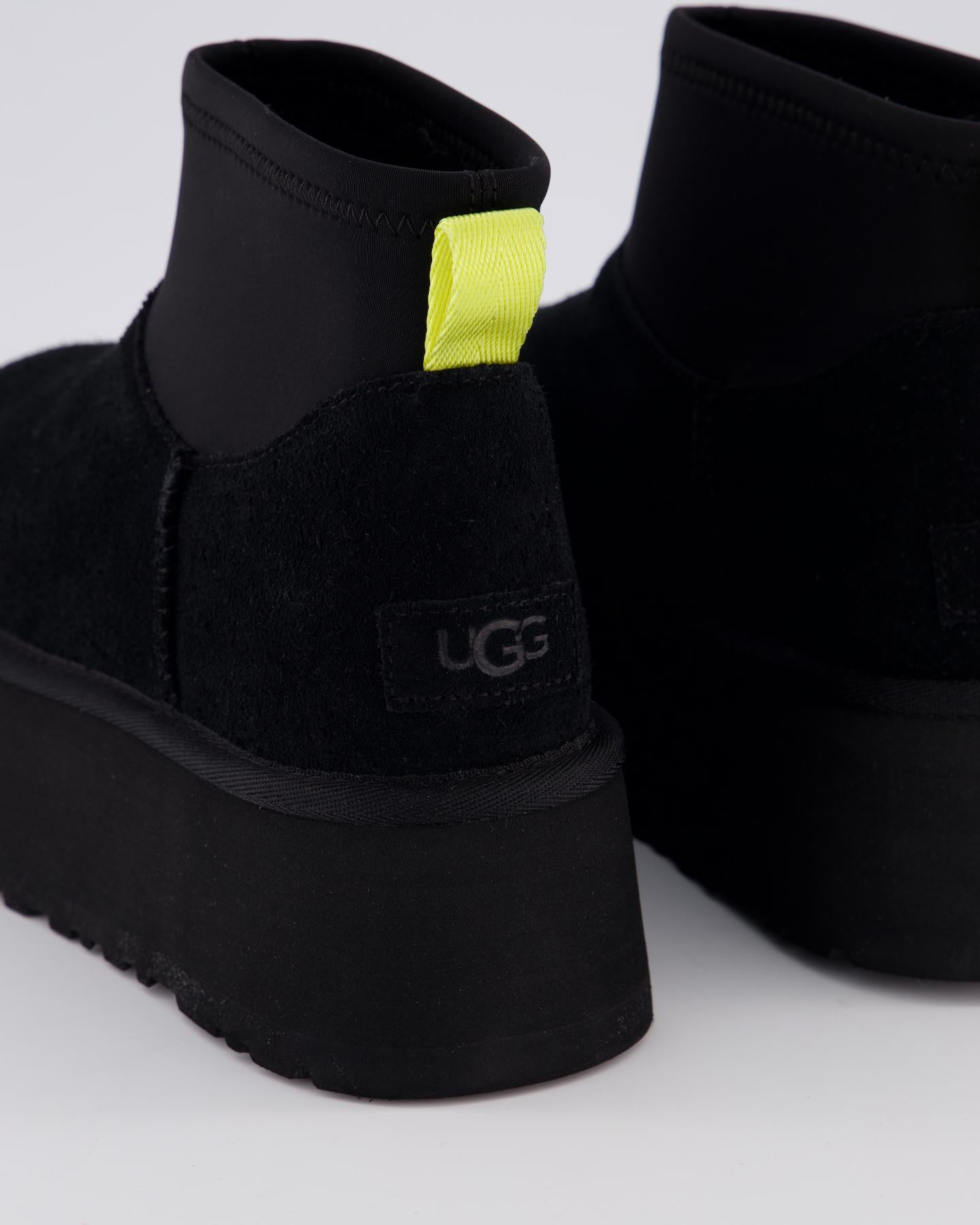 UGG Dames Classic Mini Dipper Zwart - Eleganza.nl