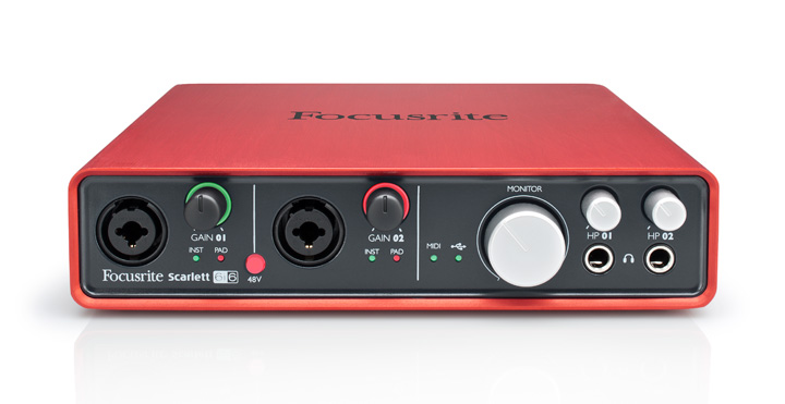 Focusrite Scarlett 6i6 USB Audio Interface - Elevated Audio