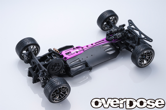 Overdose - Aluminum Upper Chassis Set - (Purple) - #OD3817 - Élite