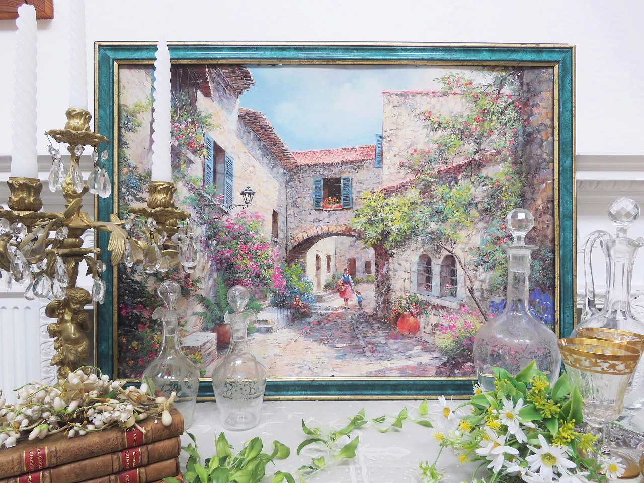 アンティーク 絵 アンティーク絵画 絵画 年代物 絵画 アンティーク