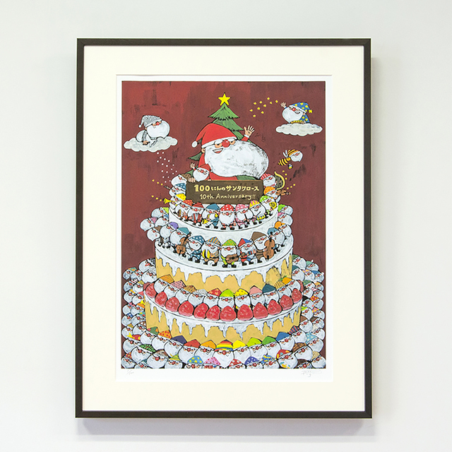 送料無料）【直筆サイン入り複製原画】谷口智則 『100にんの