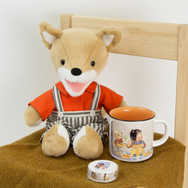 送料無料）こんとあき 絵本ナビオリジナルグッズ＆ぬいぐるみセット