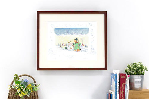 送料無料）【直筆サイン入り版画】さとうわきこ ばばばあちゃん