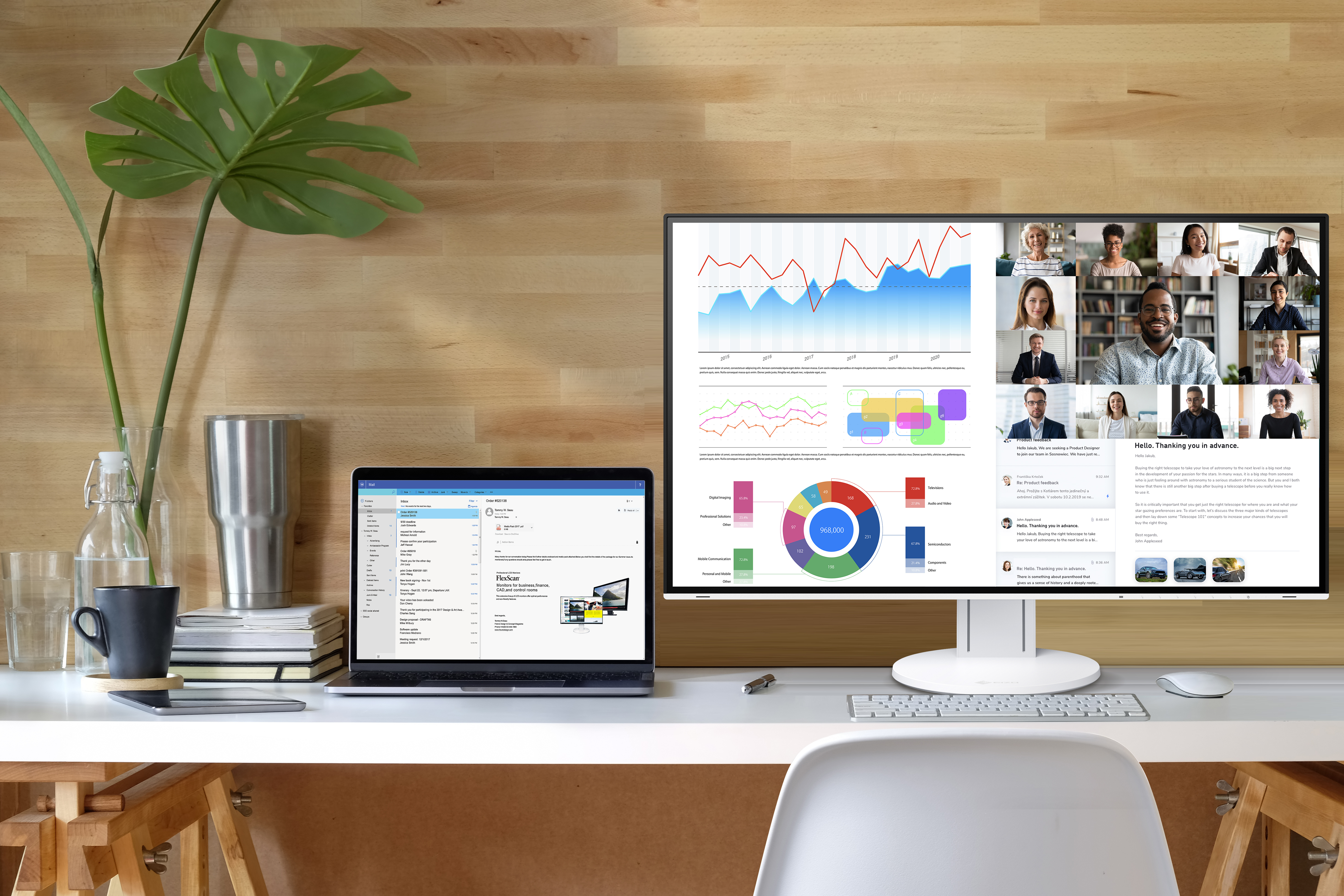 FlexScan EV3285 4K UHD (3840 x 2160) Stand Monitor | EIZO