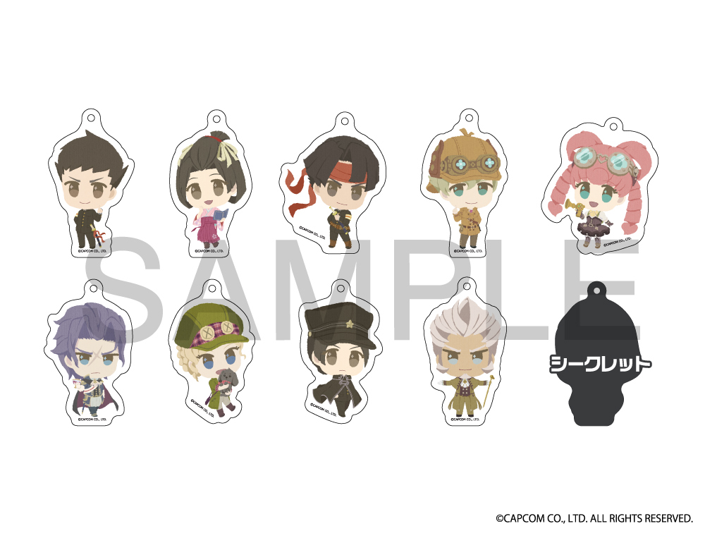 大逆転裁判 ふわぽにシリーズ トレーディングアクリルキーホルダーvol.1