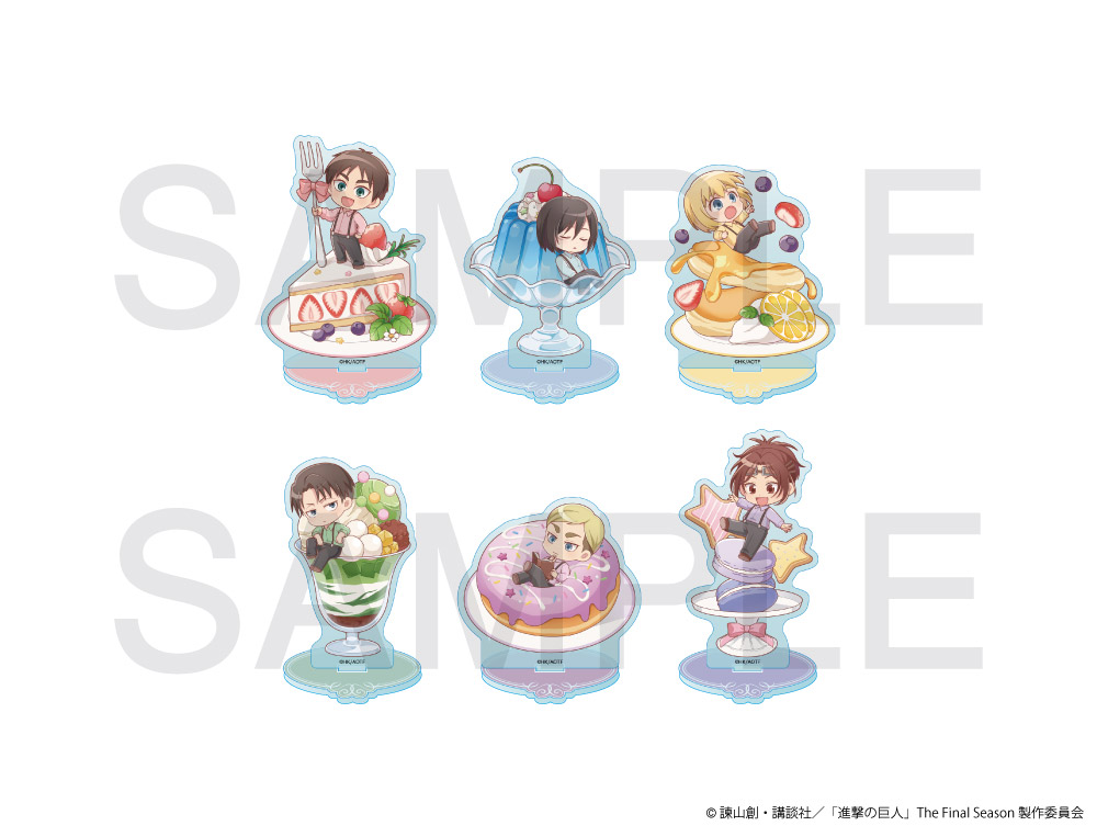 TVアニメ『進撃の巨人』COLLABOCAFEHONPO 2024 第1弾 アクリルスタンド