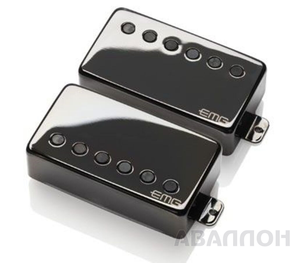 EMG JH 'Het' Set Black Chrome 2 датчика James Hetfield цвет черный