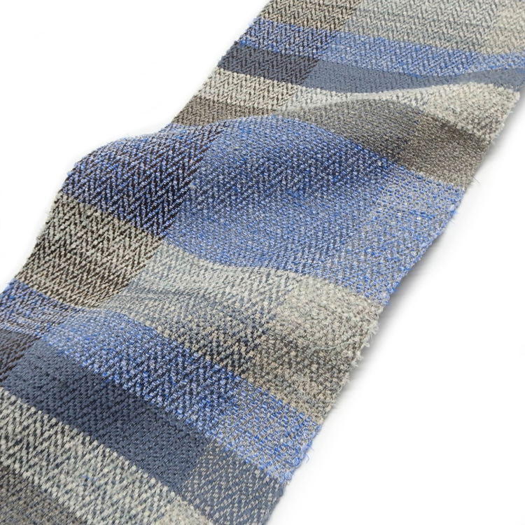 小林純子さんの 「裂織布（さきおりふ）」 半幅帯 の第二弾入荷です