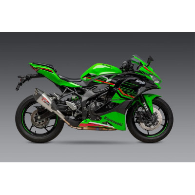 YOSHIMURA | Terminale AT2 Race in acciaio per Kawasaki ZX-4RR 2023