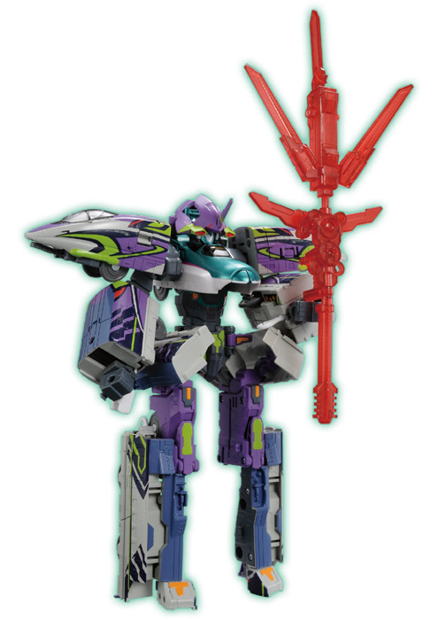 新幹線「500 TYPE EVA」がロボに変形！新幹線変形ロボ シンカリオン