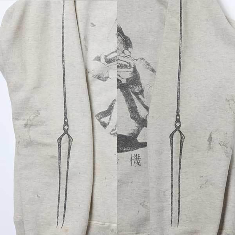 RADIO EVA 809 EVA-01 RAGLAN SWEAT SHIRT by (C)SAINT Mxxxxxx/GRAY(M