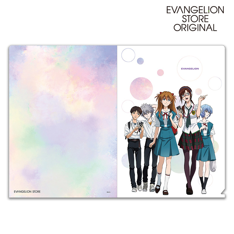 EVA STOREオリジナル クリアファイル 5人でおでかけ: グッズ・雑貨類