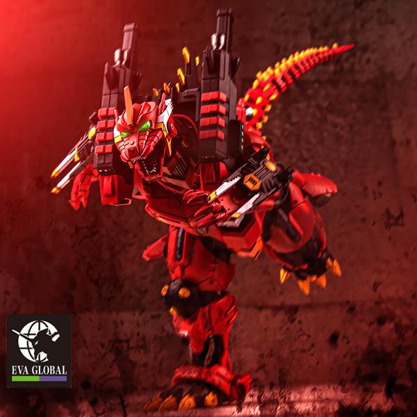 3式機龍 ＜改＞ エヴァ2号機カラーVer EVA GLOBAL】ゴジラ対エヴァ3式機龍<改> エヴァ2号機カラーVer