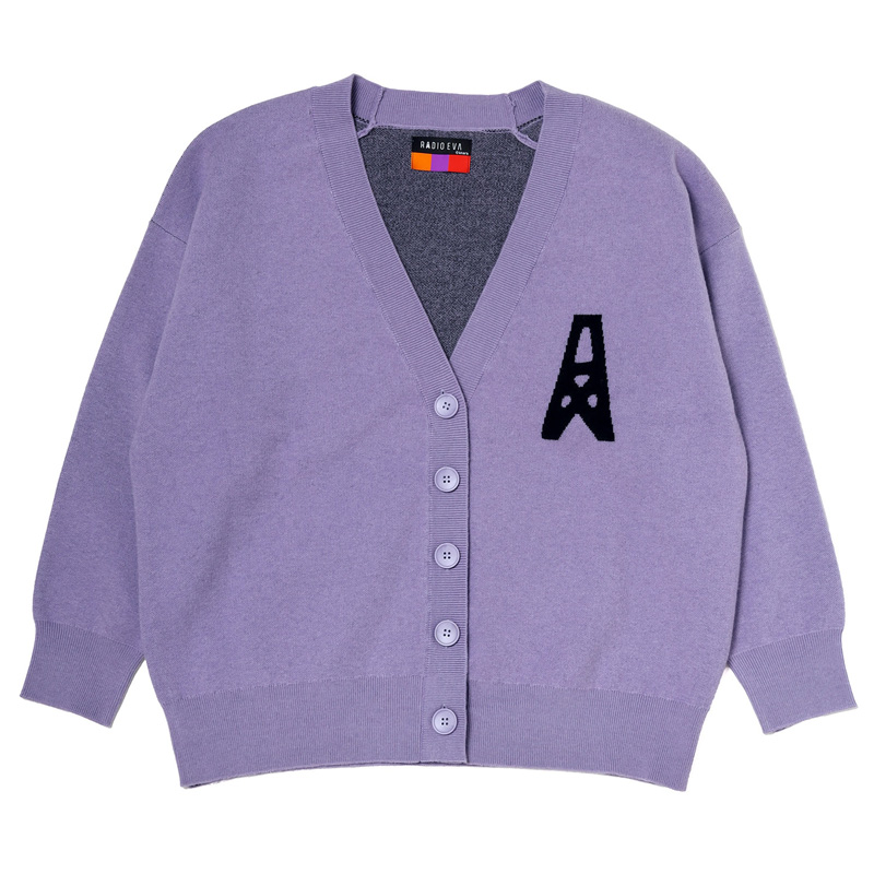 RADIO EVA A237 ICON CARDIGAN/GRAY(SMALL GRAY): ファッション