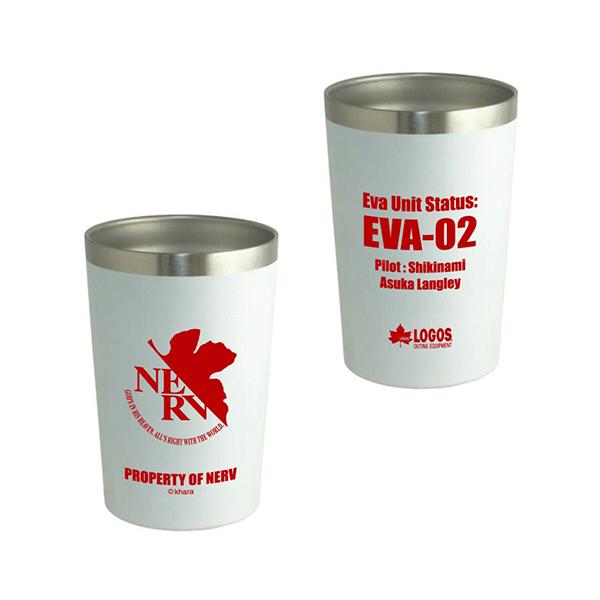 EVA&LOGOS ホワイトステンレスタンブラーPILOTS ver./EVA-06