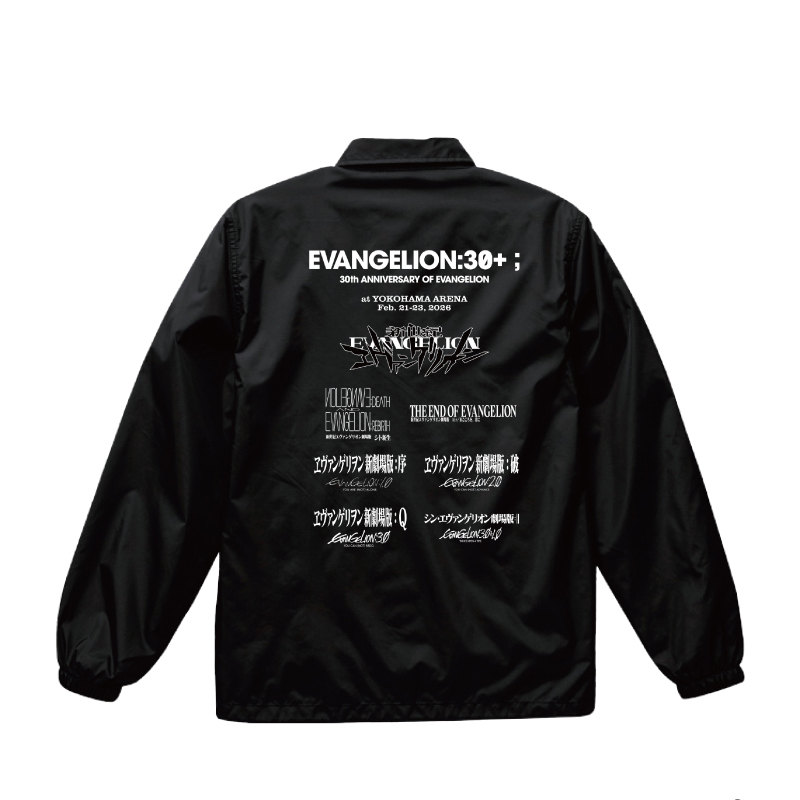 EVANGELION:30+；】コーチジャケット・ロゴ [お届け予定：2026年3月