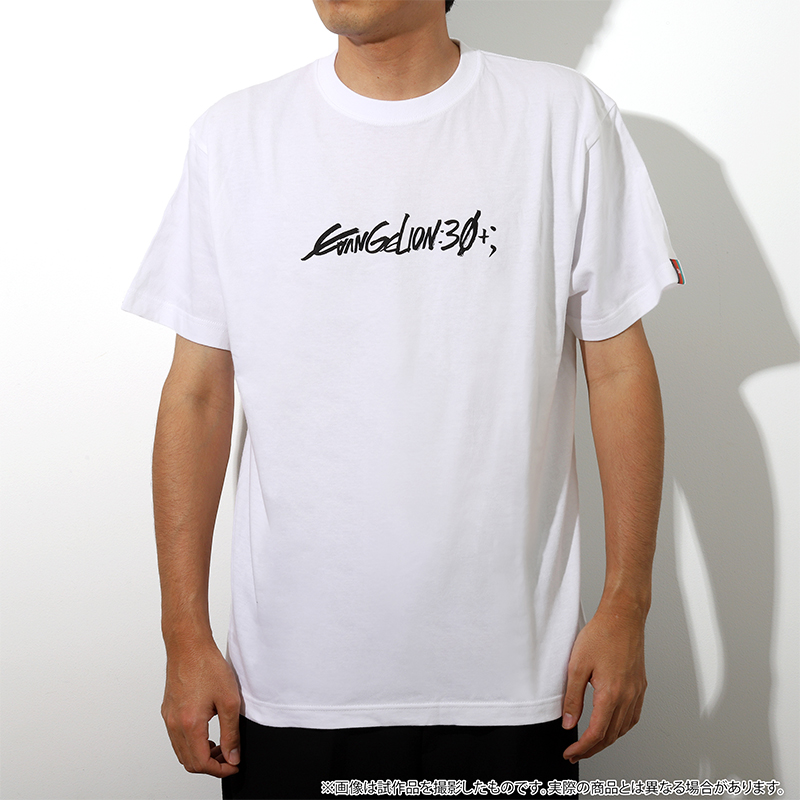 EVANGELION:30+；】Tシャツ・ロゴ/白 [お届け予定：2026年3月中旬](M