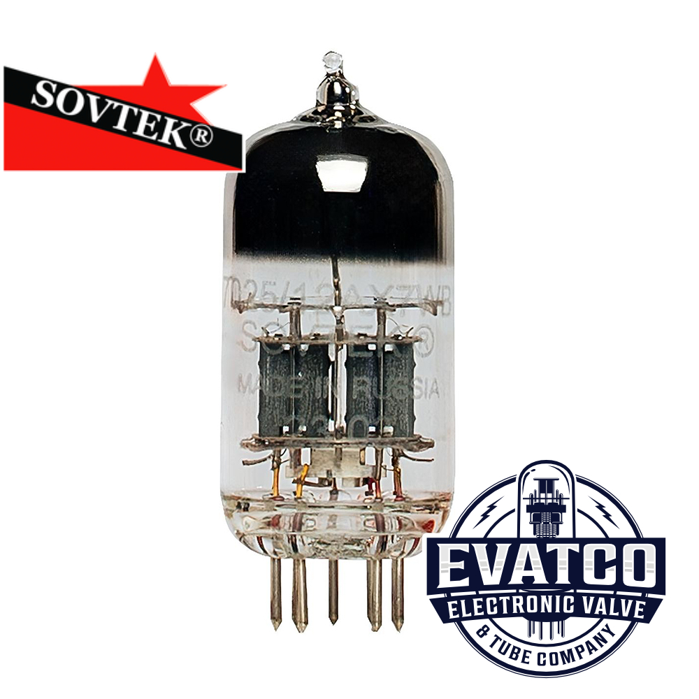 Sovtek 12AX7WB 7025 - Premium Low-Noise Preamp Tube for Rich
