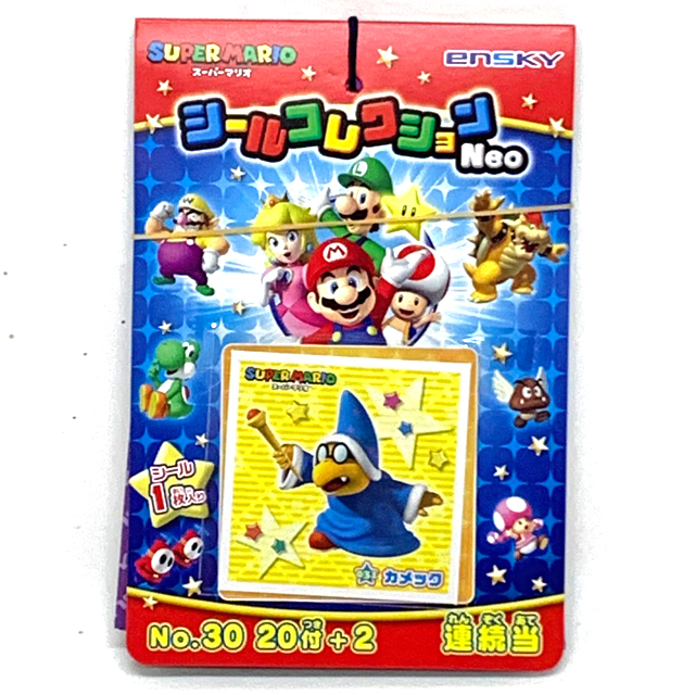 gp-004mik 30円 スーパーマリオシールコレクションNeo 20付+2連続当