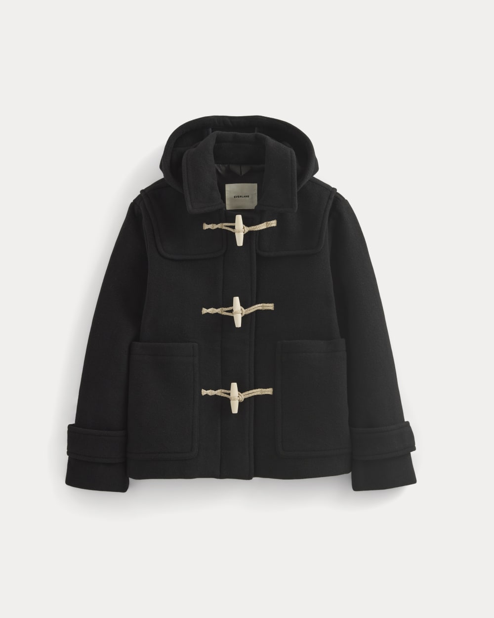 The ReWool Duffle Coat | Black – Everlane