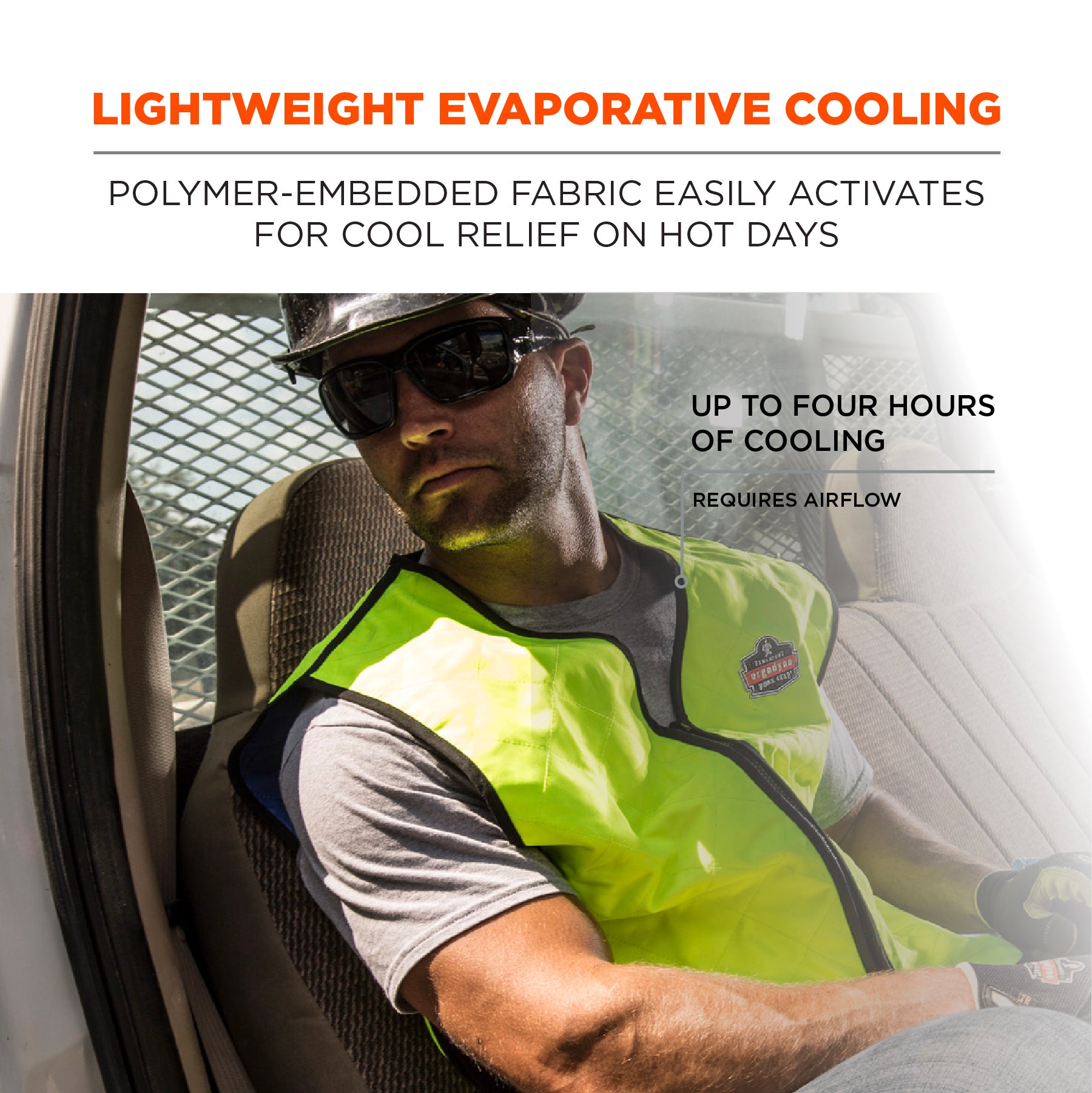 Lightweight Evaporative Cooling Vest | Ergodyne