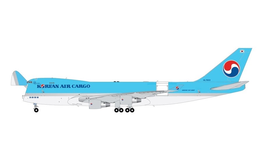 Interactive Doors Korean Air Cargo Boeing 747-400ERF HL7603