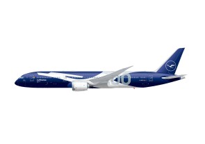 1:200 Boeing B787 Dreamliner Diecast Model Airliners ezToys