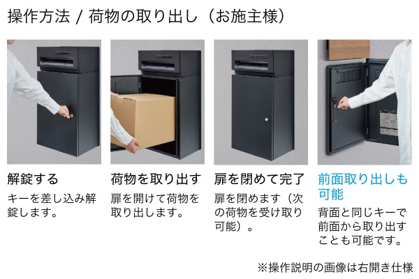 LIXIL 宅配ボックスKN 据置仕様の概算お見積り｜ポスト・宅配ボックス