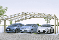 公式】レイナトリプルポートグラン-YKKAP - カーポートならエクスショップ