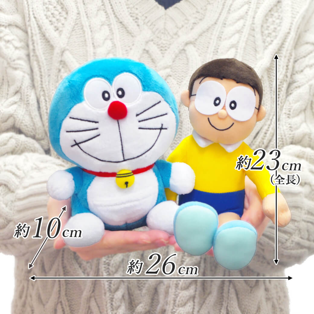 ドラえもん＆のび太 ペアぬいぐるみ S | 祝電・弔電・国際電報なら電報