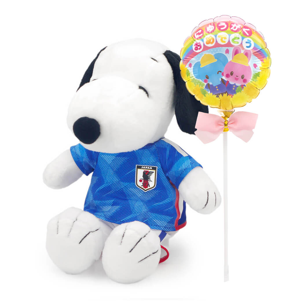 バルーン電報】スヌーピー サッカー日本代表2022ver. | 祝電・弔電