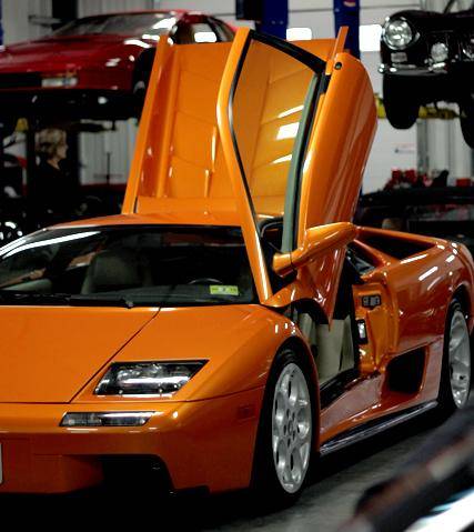 autobody paint for Lamborghini Diablo 6.0 orange Arancio Atlas Mic