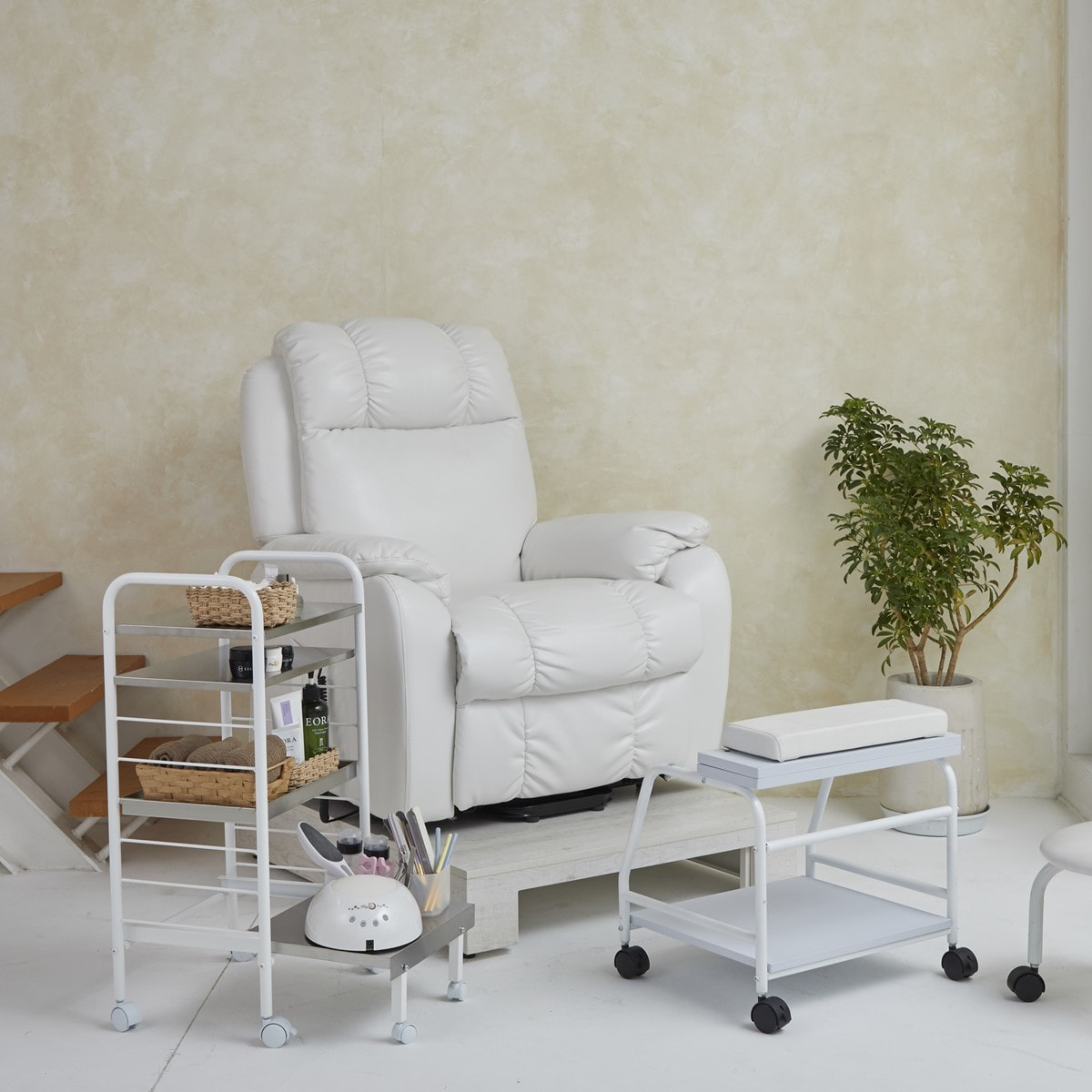 フット施術ラクラクネイルワゴン【日本製】の通販・卸売り | アイ