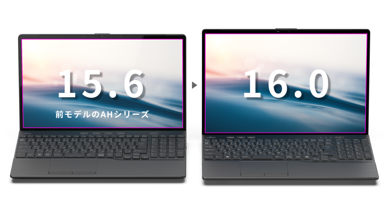 16.0型ワイド ノートパソコン（PC） LIFEBOOK AHシリーズ（AH77/J3