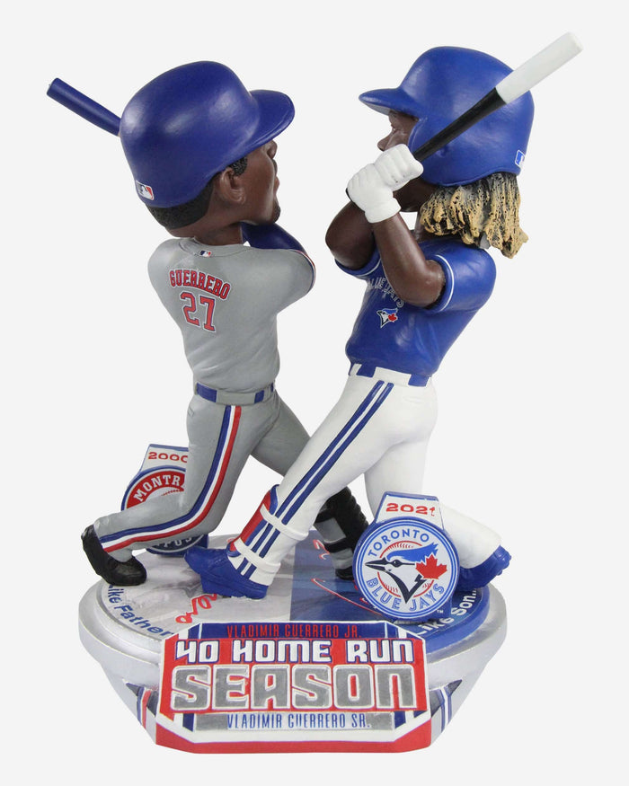 Vladimir Guerrero & Vladimir Guerrero Jr Toronto Blue Jays 40 Home