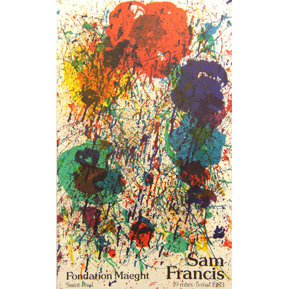 Fondation Maerght 1983/サム・フランシス【Sam Francis】ポスター