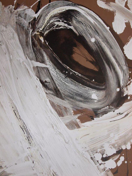 巨匠アントニ・タピエス ANTONI TAPIES 油彩画『無題』1979年制作 巨匠